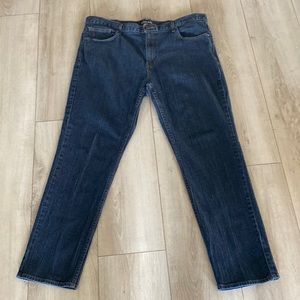 MICHAEL KORS straight leg dark blue denim jeans